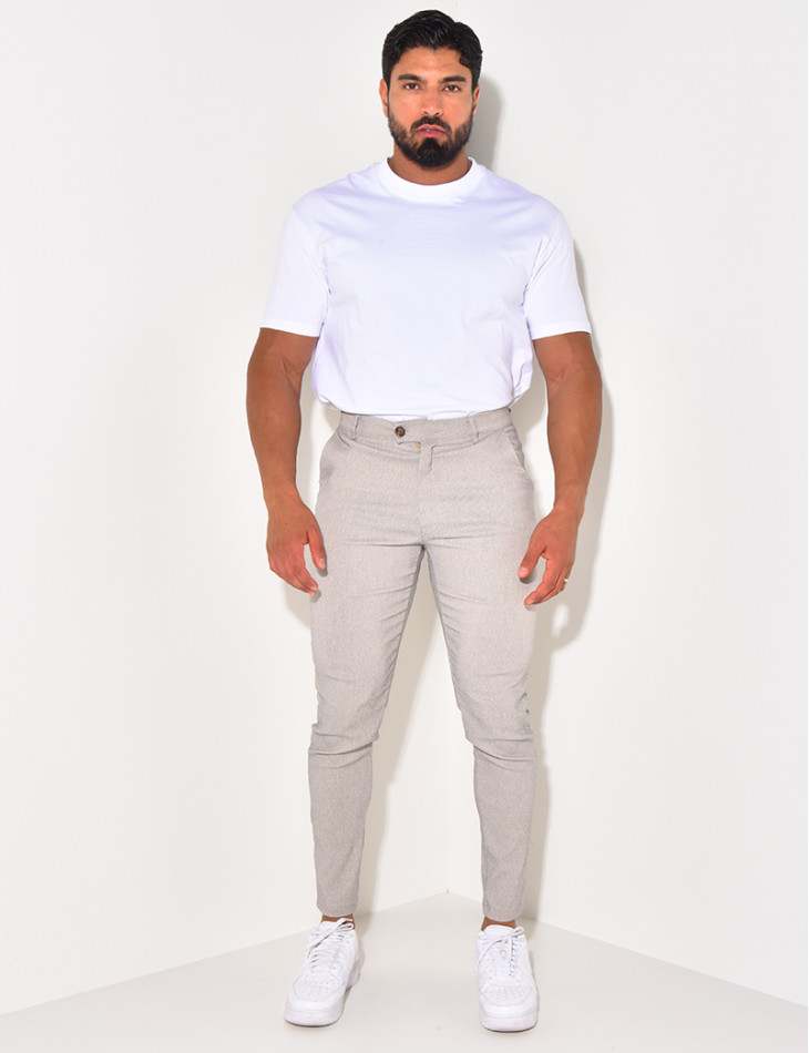 Pantalon chiné