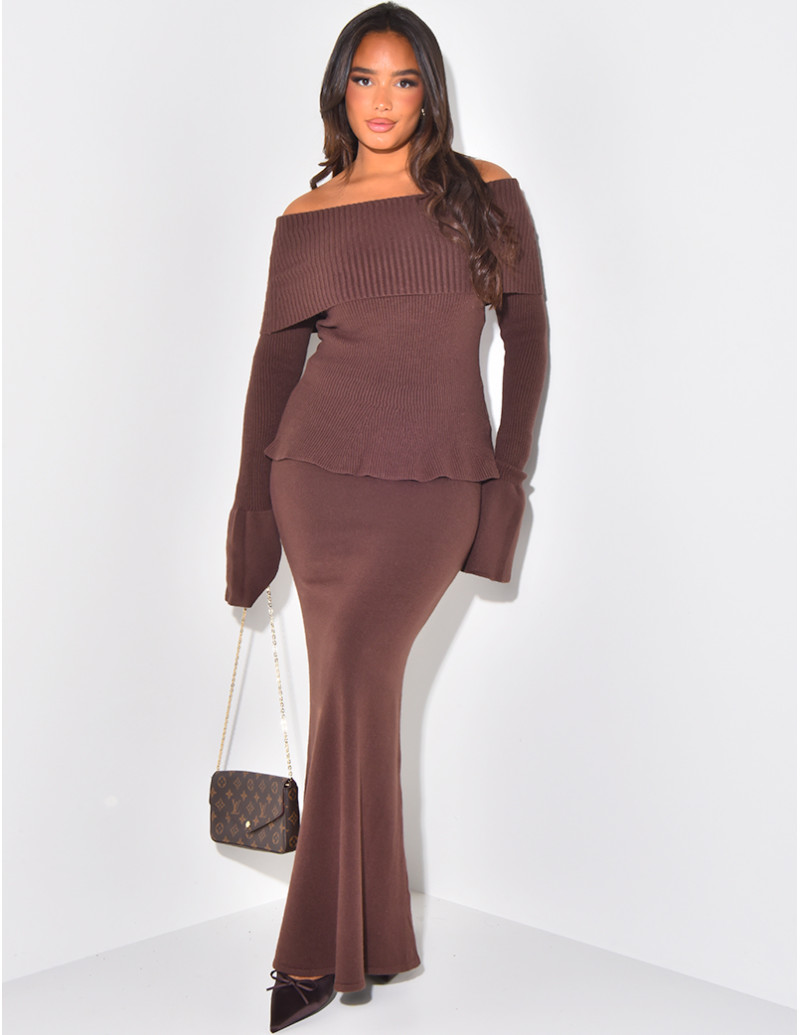 Ensemble jupe et pull en...
