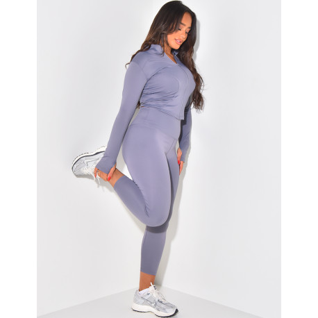 Sports vest and leggings set