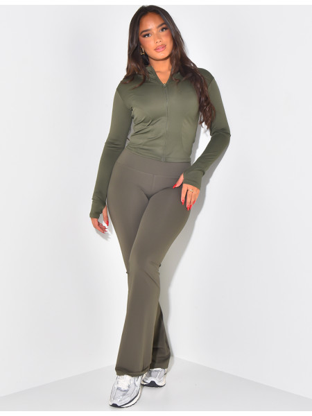 Schlaghose mit hoher Taille