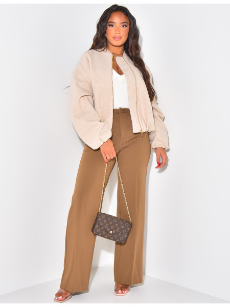 Bombers court en feutrine