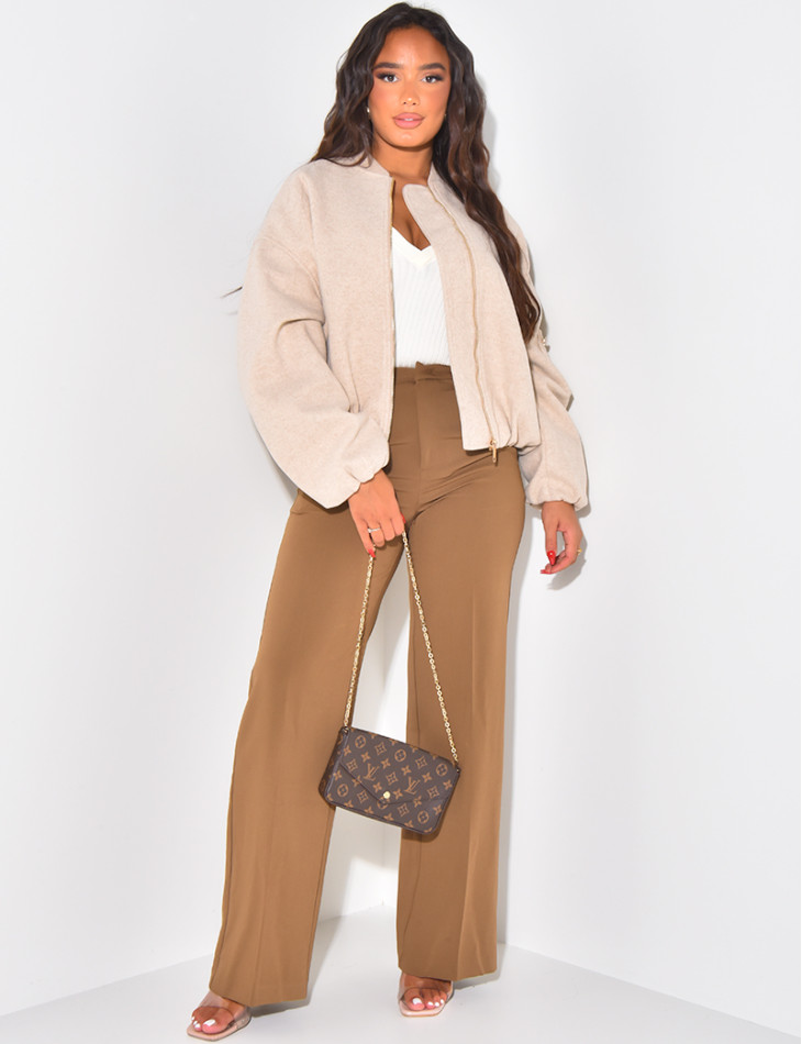 Bombers court en feutrine