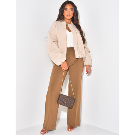 Bombers court en feutrine