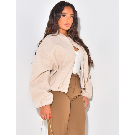 Bombers court en feutrine