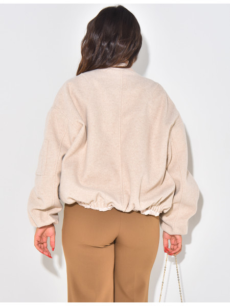 Bombers court en feutrine