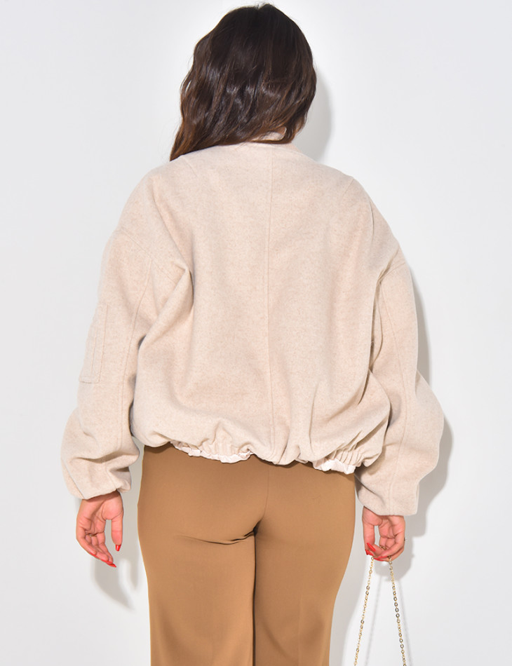 Bombers court en feutrine