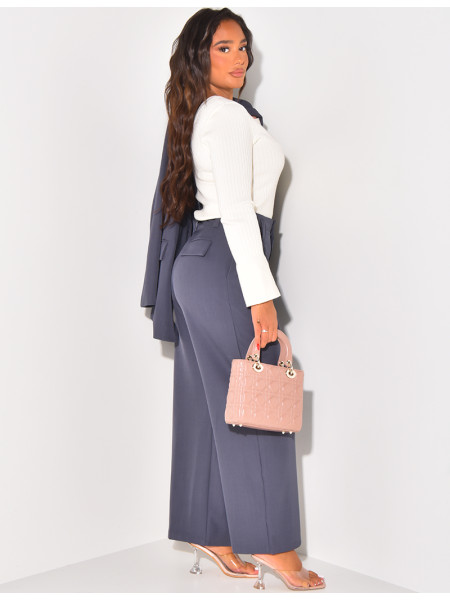 Tailored trousers with pleats