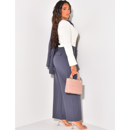 Tailored trousers with pleats