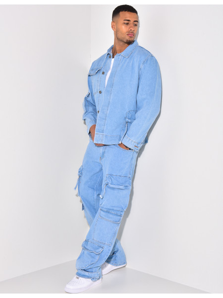 Ensemble jeans et chemise en jeans