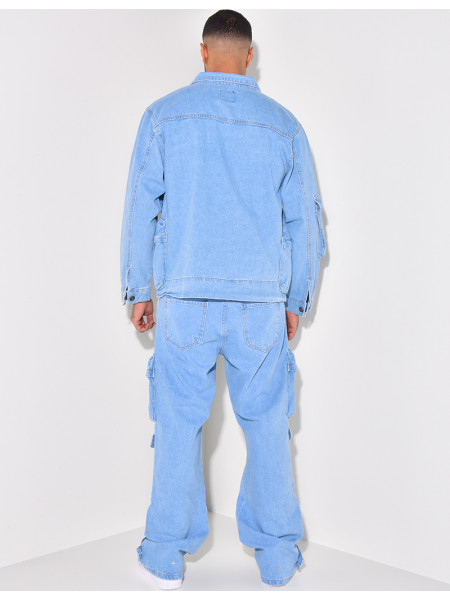 Ensemble jeans et chemise en jeans