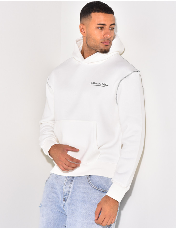 Sweat à capuche "Maison de couture"