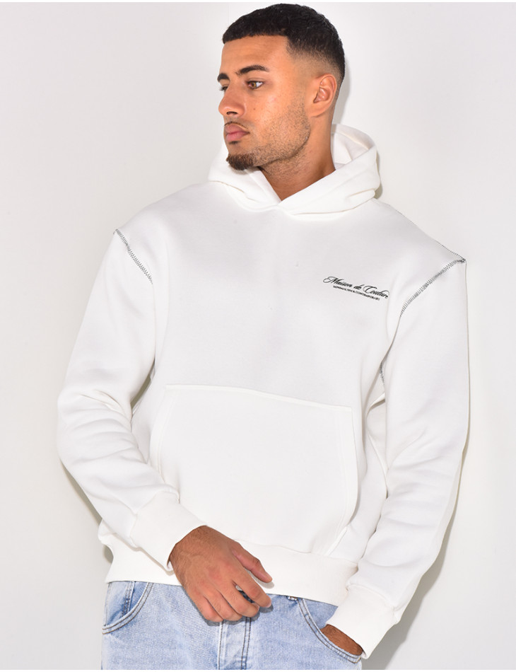 Sweat à capuche "Maison de couture"