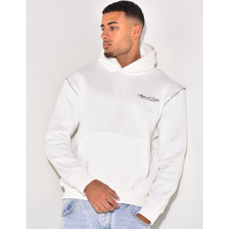 Sweat à capuche "Maison de couture"