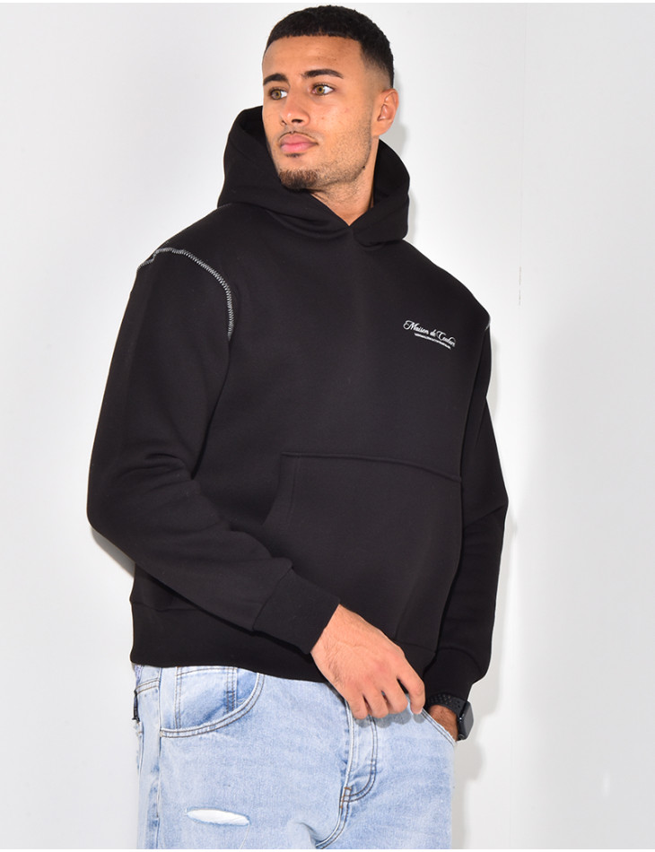 Sweat à capuche "Maison de couture"