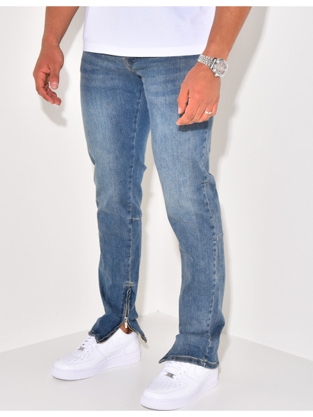 Ankle zip jeans