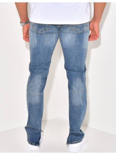 Ankle zip jeans