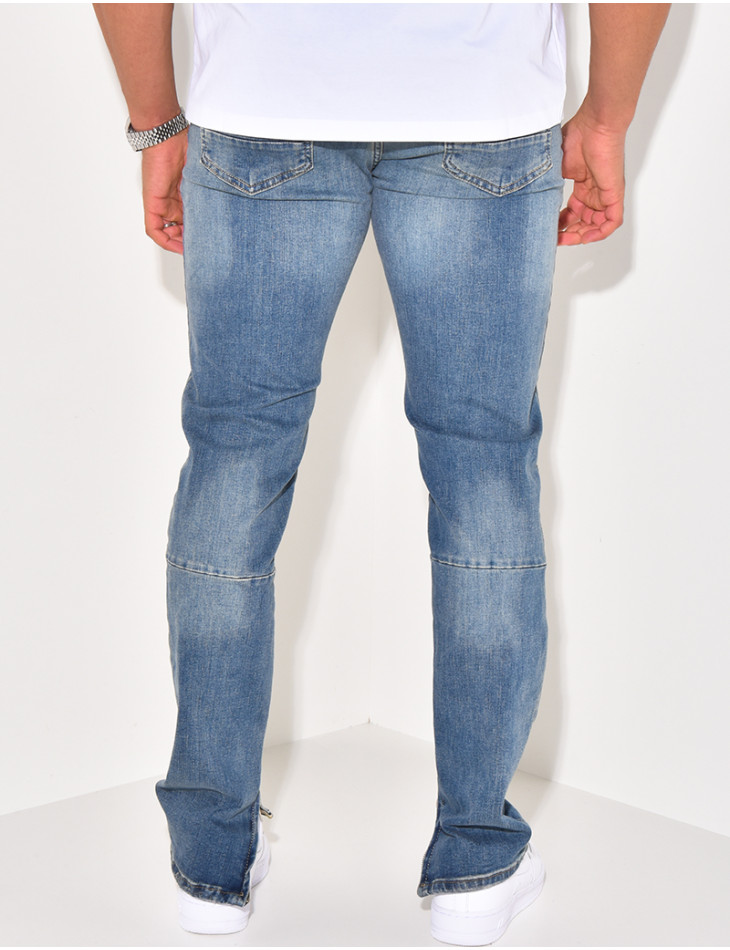 Ankle zip jeans