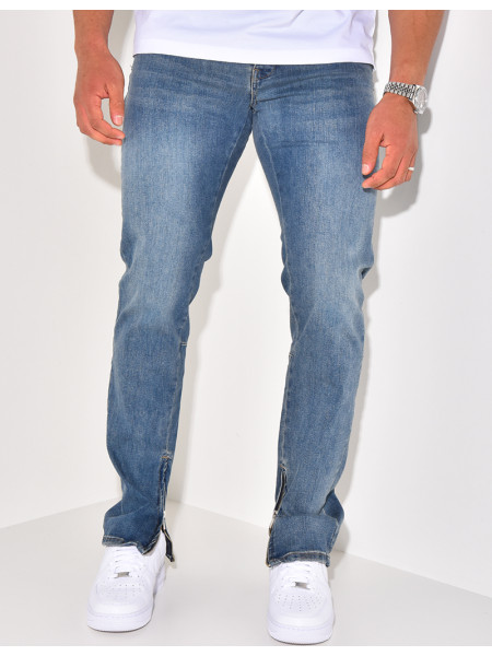 Ankle zip jeans