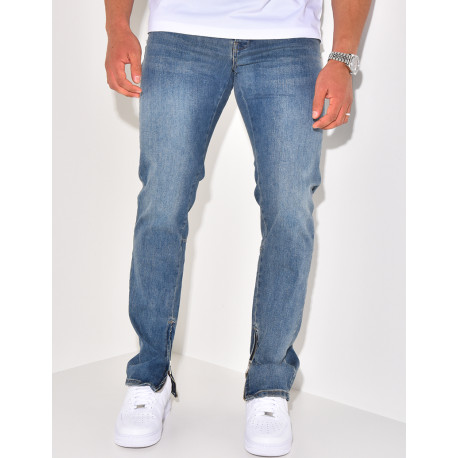 Ankle zip jeans