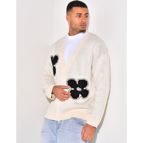 Gilet à motifs trèfles