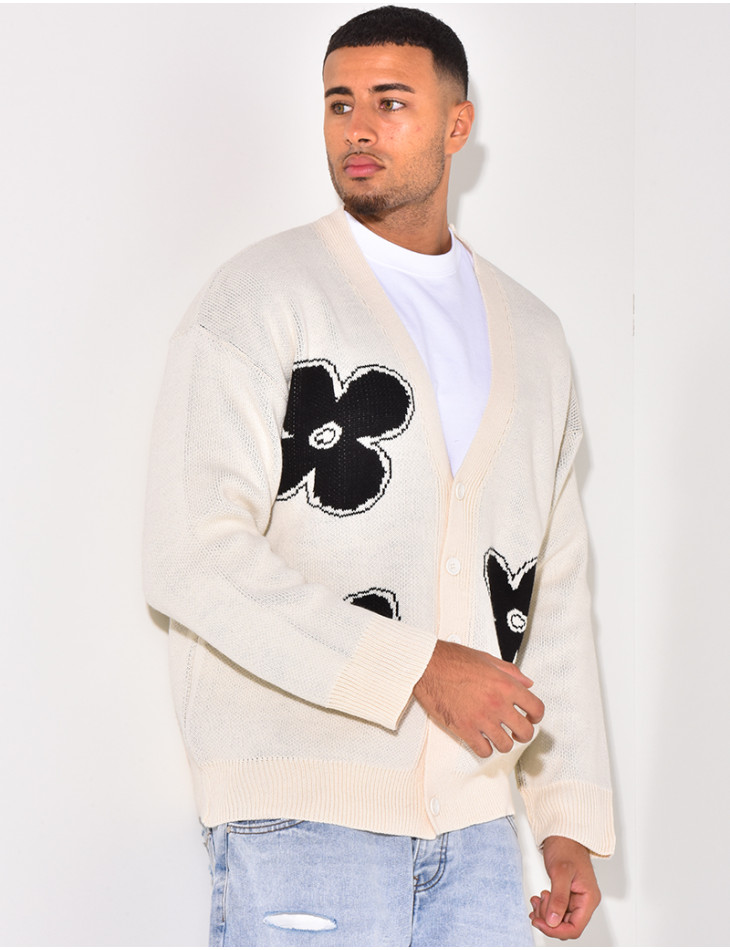 Gilet à motifs trèfles