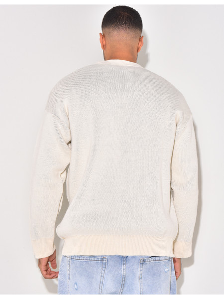 Gilet à motifs trèfles