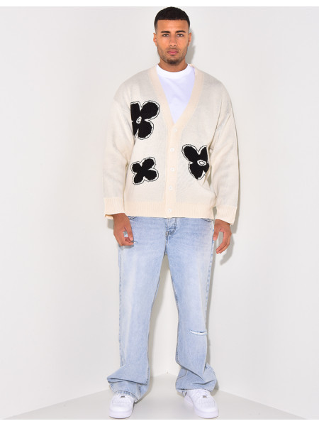 Gilet à motifs trèfles