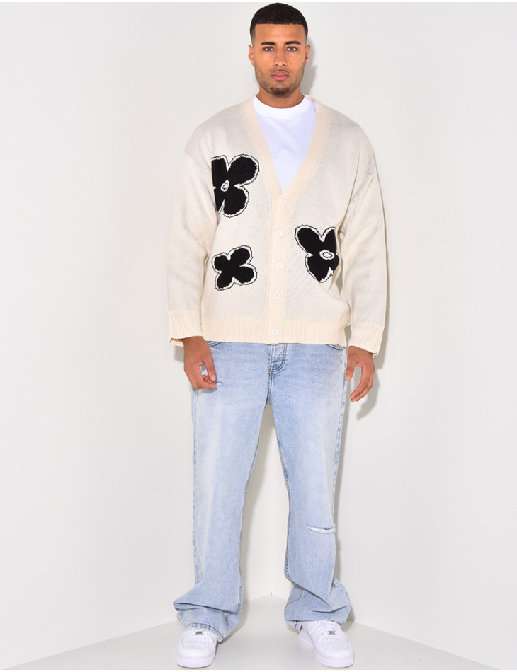 Gilet à motifs trèfles