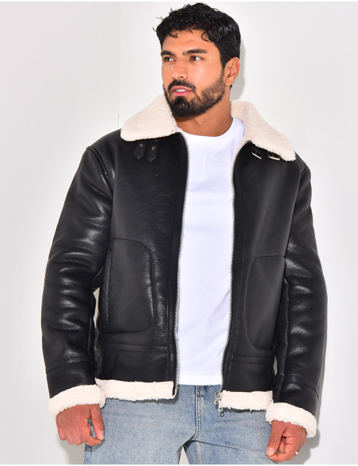 Jacket fourrure hotsell