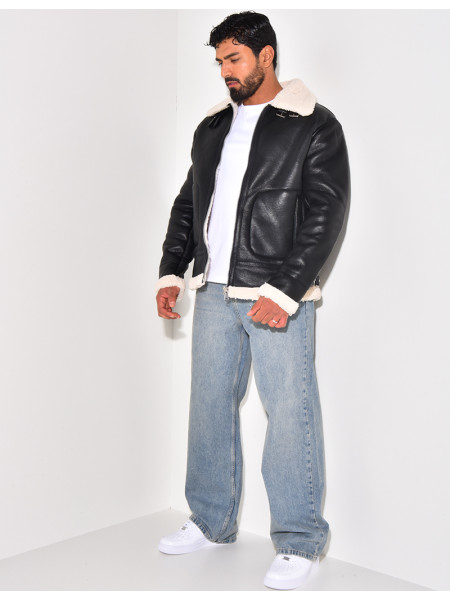 Bombardier Homme a fourrure