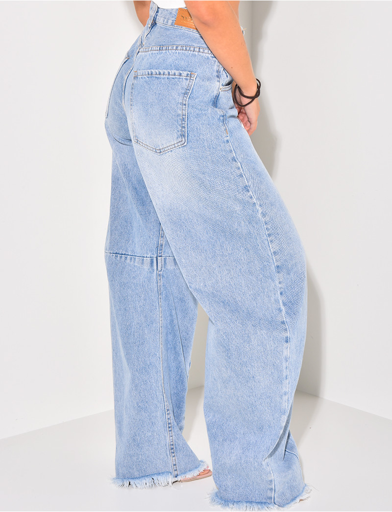 Jeans Industry Jeans Avec Fente Au Cheville Jeans Coupe Droite