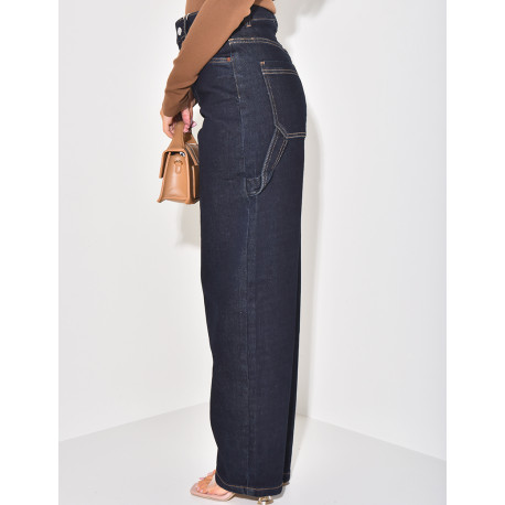 Carpenter raw blue balloon jeans