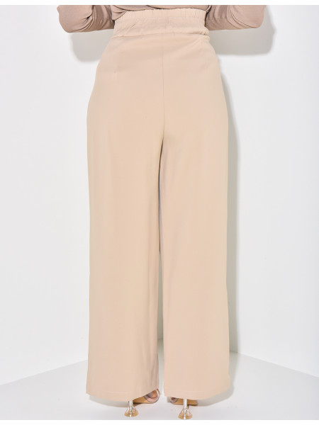 Fließende Schneiderhose mit Knöpfen