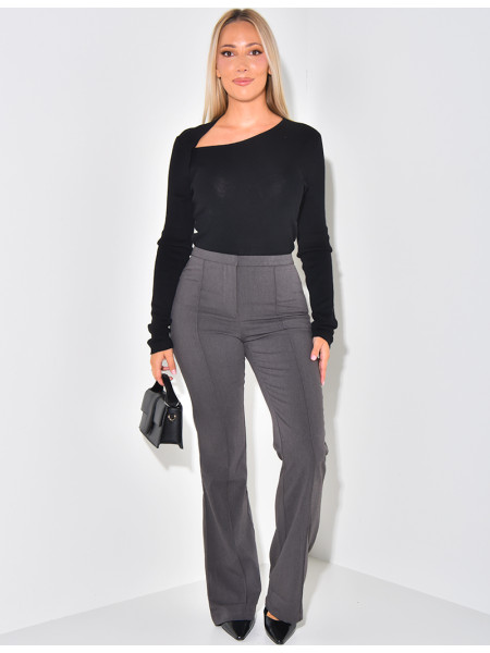 Pantalon de tailleur flare
