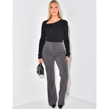 Pantalon de tailleur flare
