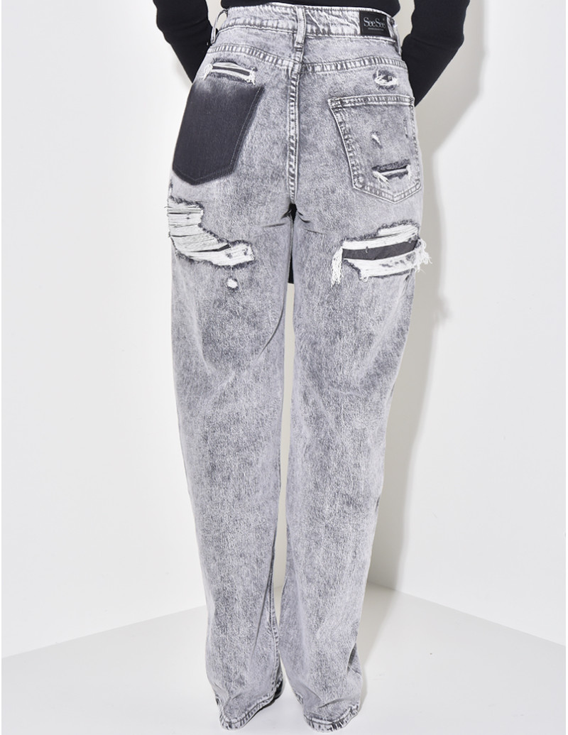 Jeans taille haute stretchy...