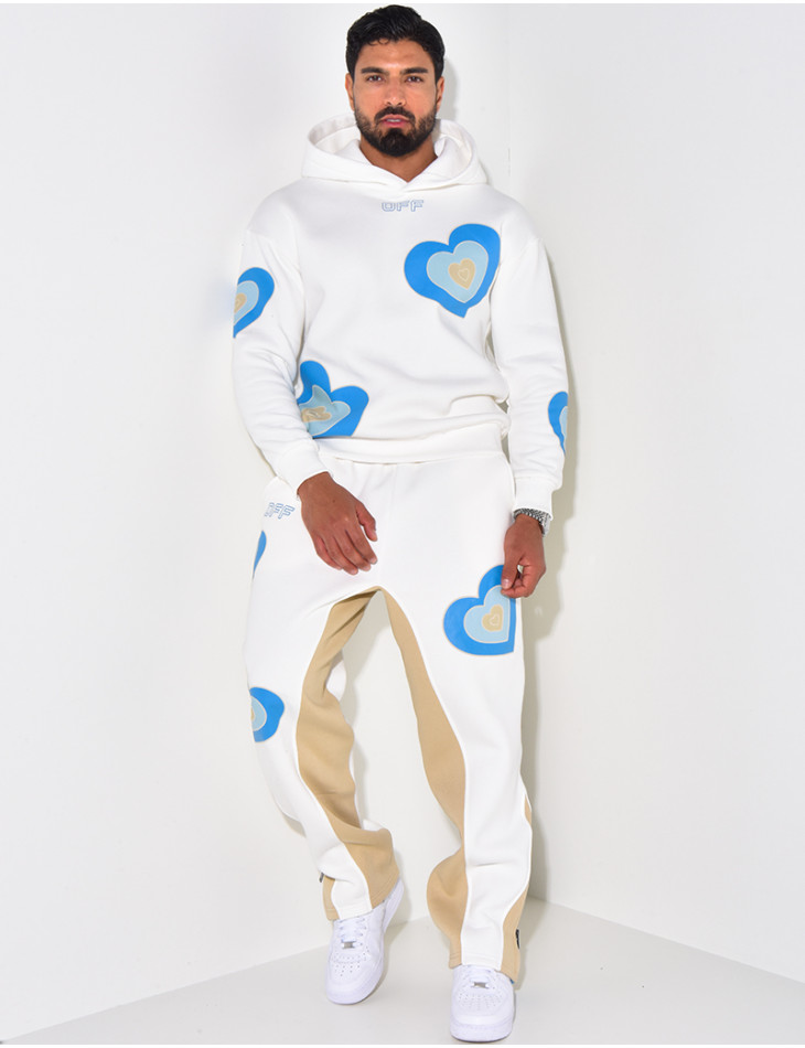 Set Sweatshirt mit Kapuze