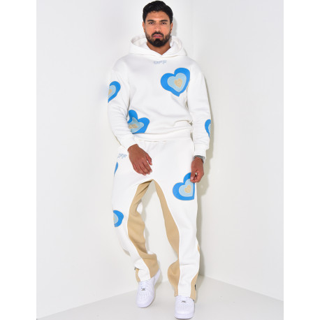 Set Sweatshirt mit Kapuze