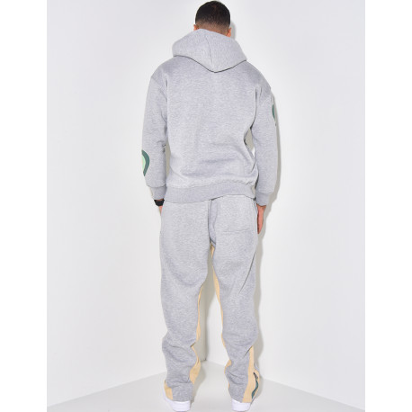 Ensemble pantalon et pull à motifs coeur