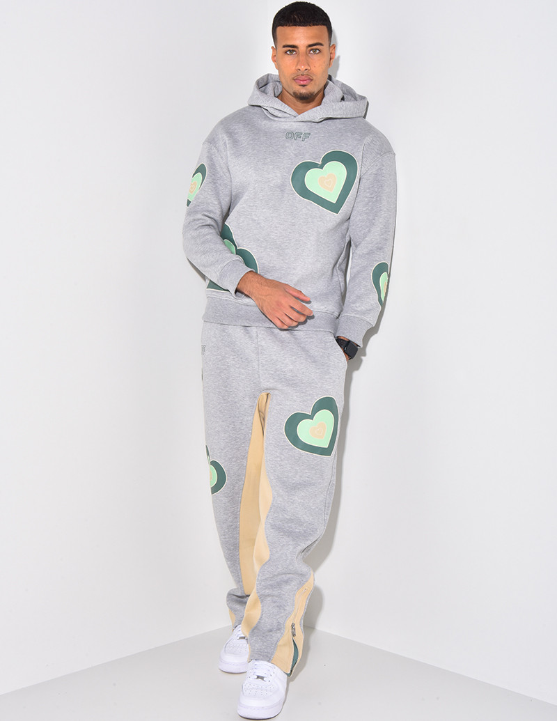 Ensemble pantalon et pull à...