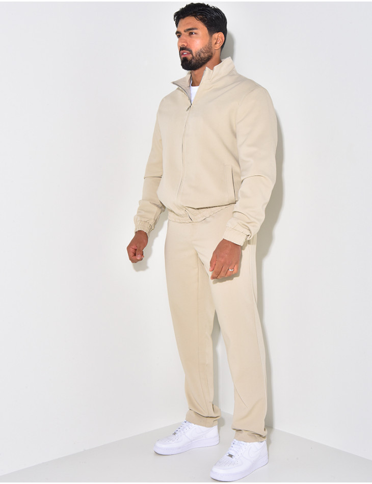 Ensemble pantalon et veste uni
