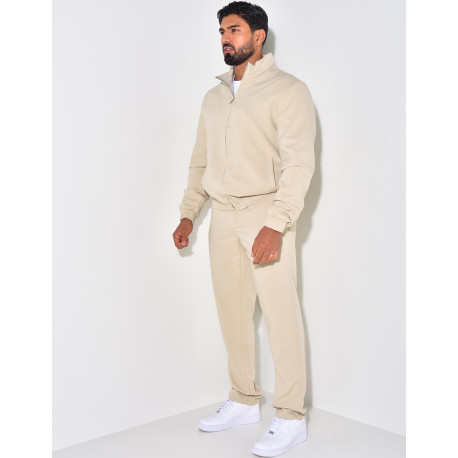 Ensemble pantalon et veste uni