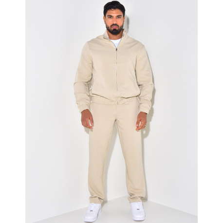 Ensemble pantalon et veste uni