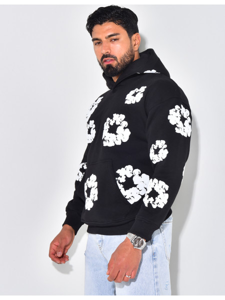 Sweatshirt mit Blume