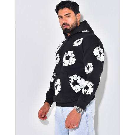 Sweatshirt mit Blume