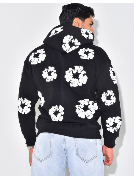 Sweatshirt mit Blume