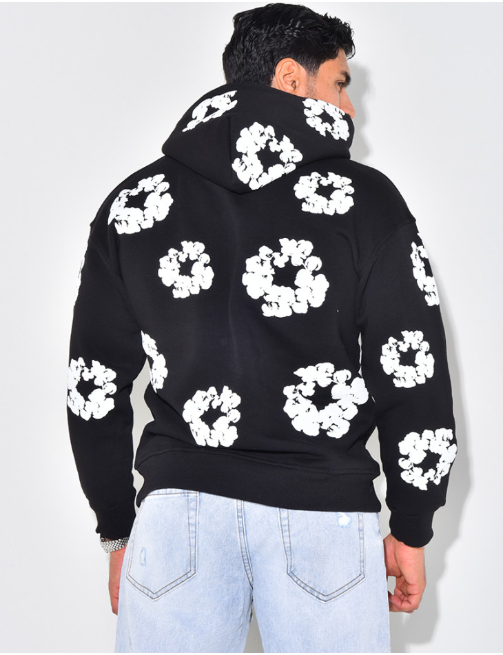 Sweatshirt mit Blume
