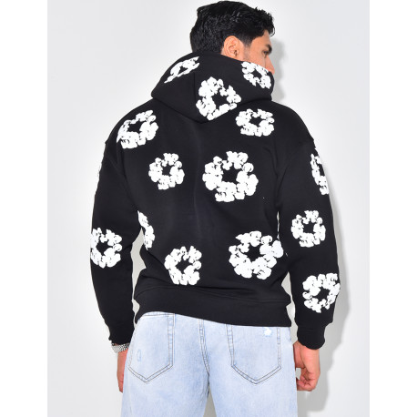 Sweatshirt mit Blume