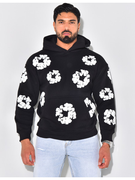 Sweatshirt mit Blume