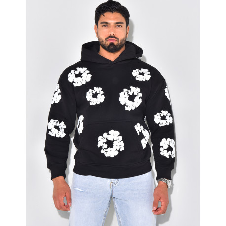 Sweatshirt mit Blume